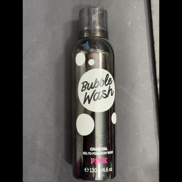 Victoria's Secret PINK BUBBLE WASH Charcoal GEL TO FOAM BODY WASH RARE RETIRED!! - Picture 1 of 8